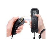 Black Wii Remote Nunchuk Controller for Nintendo Wii Case