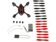 Hubsan X4 H107C RC Quadcopter Crash Shell Battery Blades Motor Accessories Pack Black/Red