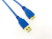 USB 3.0 A Male to Micro B Cable GOLD 6FEET WD My Passport HDD WDCA042RNN 6FT