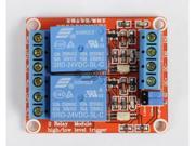 24V 2 Channel Relay Module with Optocoupler H L Level Triger for Arduino Raspber