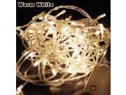 Waterproof 100LED 10M String Fairy Lights for Christmas Wedding Xmas Party Warm White 110V