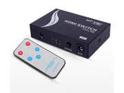 3x1 HDMI Switch 3 input 1 output Port Selector support 3D and 1080P with IR Remote Controller MT SW301 MH