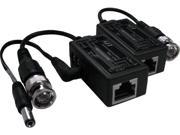 LTS BNC to RJ45 Video Balun with Power Connector 1 Pair Model LTA1010