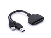 USB 3.0 to Sata 22pin Data Power Cable Adapter for 2.5 Inch HDD Hard Disk Driver