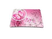 Pink Butterfly Mousepad Anti Slip Mouse Pad Soft Mat For Laptop Optical Mice NEW