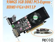 NVIDIA GeForce GPU 9300GS 1GB DDR2 VGA DVI HDMI Low Profile PCI Express 16X Graphic Card