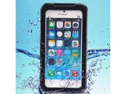 Premium Waterproof Shockproof Dirt SnowProof Cover case with Stand Function for iPhone6 4.7inch Black
