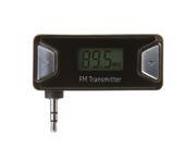 Mini LCD 3.5mm Audio Car FM Transmitter Handsfree remote control For iPhone iPod MP4 Player