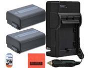 2 NP FW50 NPFW50 1500 mAh Li Ion Batteries Charger For Sony Alpha 7 A7 SLT A35 A37 A55 A3000