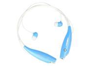 Bluetooth Wireless Sport Stereo HandFree Headset Earphone For Samsung iPhone LG BLUE