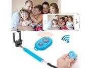 Bluetooth Selfie Remote Control Shutter Extendable Handheld Monopod For Phone