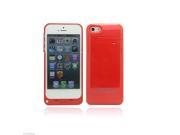 HOT!@! 2200mAh External Battery Backup Charger Case Pack Power Bank iPhone 5 5s RED