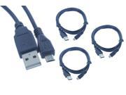 NEW 3 Pack Lot 6FT 6FEET USB2.0 A to Micro B Data Sync Charge Cable U2A1 MCB 06 3PK