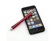 Single Colour Universal Stylus Touch Screen Pen for iphone4 4s samgung HTC blackberry iPad Tablet Red