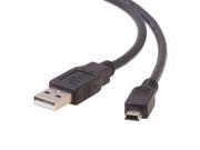 New 3 Ft USB 2.0 Type A Male To Mini B 5 Pin Male Camera Cellphone Data Cable
