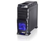 New Black ATX Mid Tower Front LED Fan Gaming PC Screwless Hot Swap Computer Case