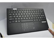 TouchPad Wireless Bluetooth Keyboard For iPad Win 8 Android Smartphones PC Black
