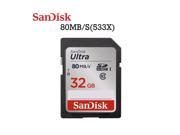 SanDisk Ultra 32GB 32G 32G SD SDHC 80MB S Class 10 Memory Card For Canon Pack of 2