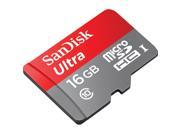 SanDisk 16GB Micro SD SDHC MicroSD TF Class 10 16G 16 GB Mobile Ultra 80MB s with One TF SD Card Reader Adapter for MacBook Air Pro Mac