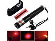 Military 2in1 650nm Power 303 Red Laser Pointer Pen Beam Light Battery Charger