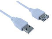6ft 6feet USB2.0 A Male to A Female Extension Cable White U2A1 A2 06WHT