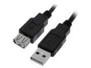10FT Black USB 2.0 Type A Female to A Male Extension Cable M F 3M