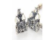 Authentic 925 sterling Silver Fairy tale castle beads charm LW016