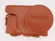 Flashion PU Leather Camera case Bag Cover For Samsung NX Mini Camera With 9 27mm Lens