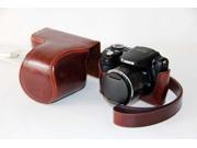PU Leather Camera Case Bag Cover Protector Guard For Canon PowerShot SX510
