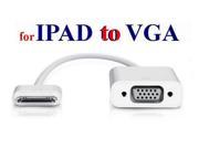 For ipad to VGA Dock Connector to VGA Adapter Cable For IPAD 3 2 1 IPHONE 4S 4G ITOUCH 4G