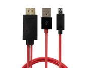 2M 11pin Micro USB MHL to HDMI Male HDTV Adapter Cable for Samsung Galaxy S3 s4 NOTE3 n7100 i9300