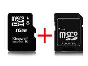 New TF Flash 16GB Memory Card Kingston 16GB MicroSD HC TF Memory Card Class 4
