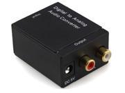 Digital to Analog converter Optical Coaxial Toslink to Analog RCA R L Audio Converter adapters
