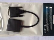 DVI 24 1 to VGA Adapter Converter Cable Male to Female Black