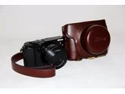 PU Leather Camera Case Bag Pouch Cover for Nikon 1 V3 1V3 10 30mm lens
