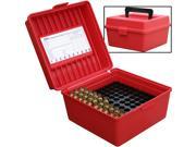 Deluxe R 100 Series Magnum Rifle Ammo Box 100 Round Red