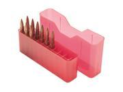 J 20 Series Small Rifle Ammo Box 20 Round Clear Red