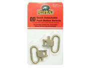 Uncle Mikes Red Head QD 1 Swivels 2 pack Nickel