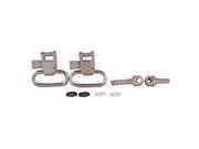 GT™ Swivel Sets for Bolt Action Rifles Wood Screw 1 Loops Satin Nickel Finish