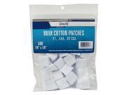 Cotton Patches Bagged Bulk .17 .22 Cal 7 8 Inch 500ea
