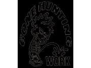 Gone Hunting Decal 6x6