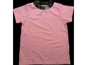 Short Sleeve Tshirt Pink w Mossy Oak Trim Size L 14