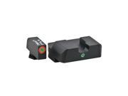AmeriGlo I Dot Sight Fits Glock 42 and 43 Green Tritium Orange Outline Front with Green Rear GL 205