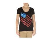 FEATHER FLAG TEE BLACK SMALL