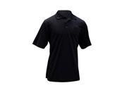 PERFECTION MENS POLO BLACK 2X LARGE