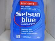Selsun Blue Medicated W Menthol Dandruff Shampoo 11 fl oz