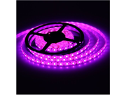 5050 SMD 16.4Ft 5Meter 150LEDs Pink Flexible Waterproof Strip Lighting With DC Power Adapter Connector