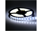 16.4ft 5m Casing Waterproof Dual Row Cool White LED Light Strip SMD 5050 600 Leds 120 led m