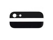 Repair Replacement Parts for iPhone 5 Back Rear Housing Top Bottom Glass Camera Lens Flash Lens Adhesives Black