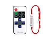 RF Remote Control Dimmer Wireless Controller for Single Color 5050 3528 LED Strip Lights 5 24V 12A